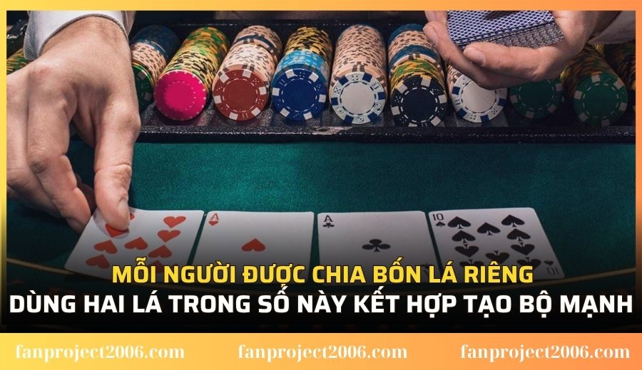 Mỗi người được chia bốn lá riêng